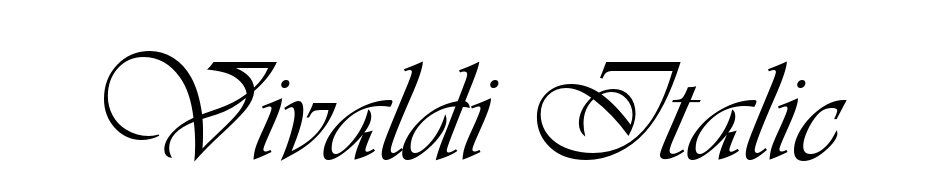 Vivaldi Italic Yazı tipi ücretsiz indir